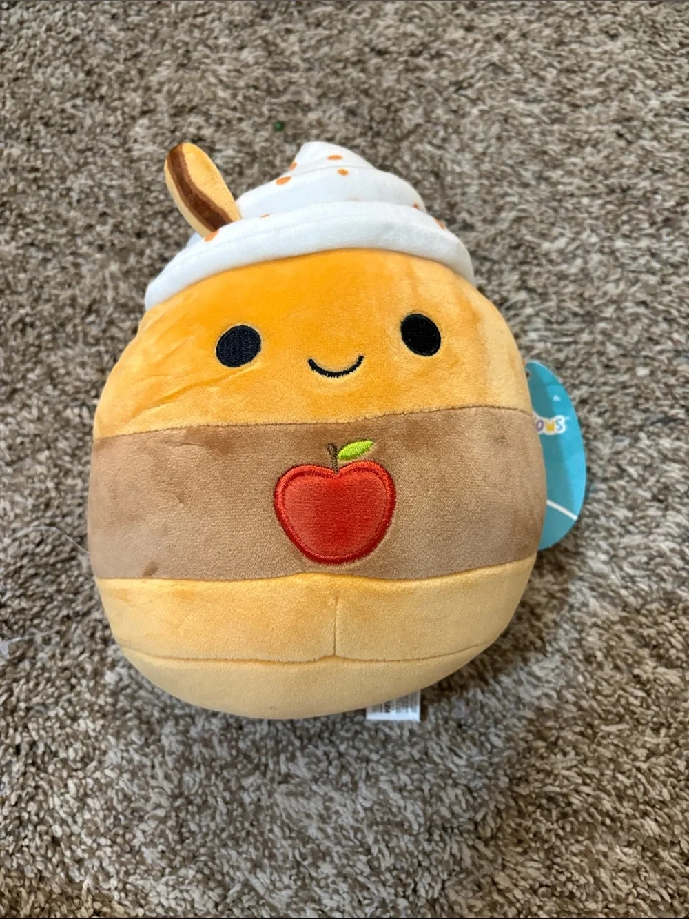 Squishmallows Teal Pommie Pudding Tag